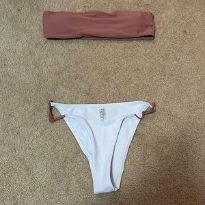 Pink & White Bikini